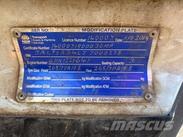 Isuzu FSR850 Sora- ja kippiautot
