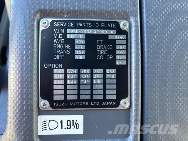 Isuzu FSR850 Sora- ja kippiautot