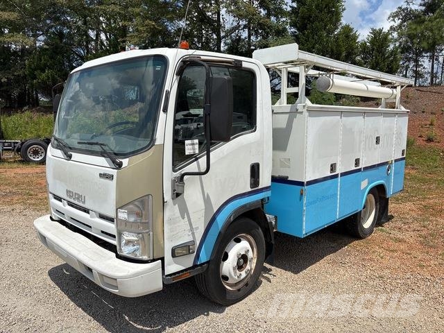 Isuzu NPR HD Caja abierta/laterales abatibles