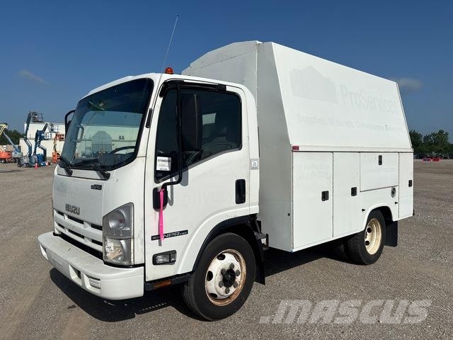 Isuzu NPR HD Caja abierta/laterales abatibles