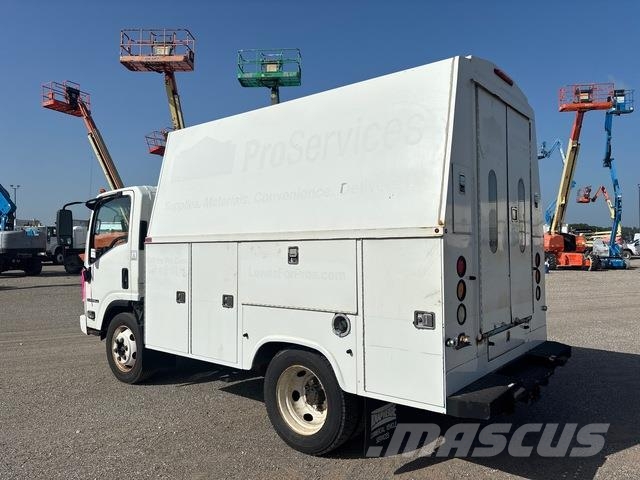 Isuzu NPR HD Caja abierta/laterales abatibles