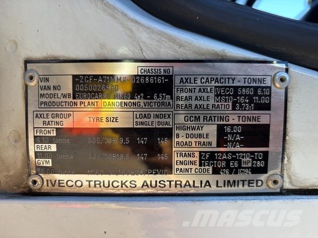 Iveco Eurocargo 160-280 Lastbil - Gardin
