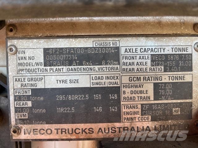 Iveco Stralis 450 معدات البناء - غير ذلك
