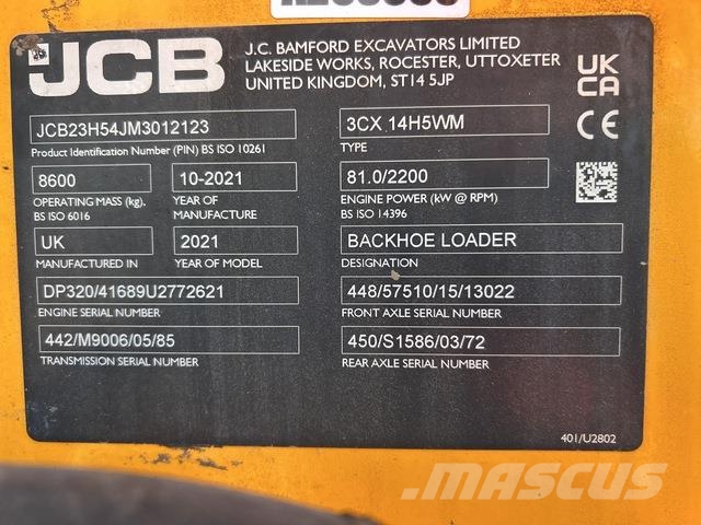 JCB 3CX Retrocargadoras