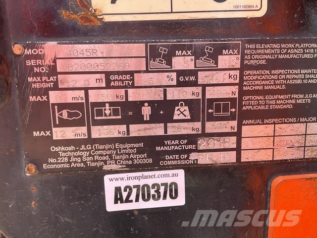 JLG 4045R Plataformas tijera