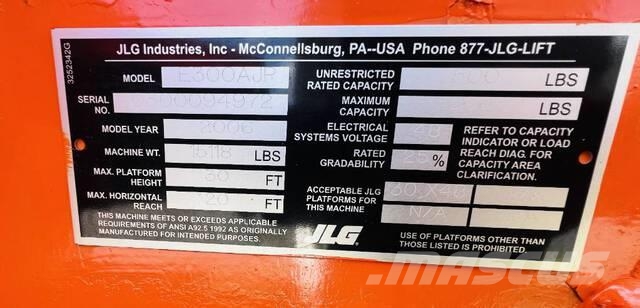 JLG E300AJP Knikarmhoogwerkers