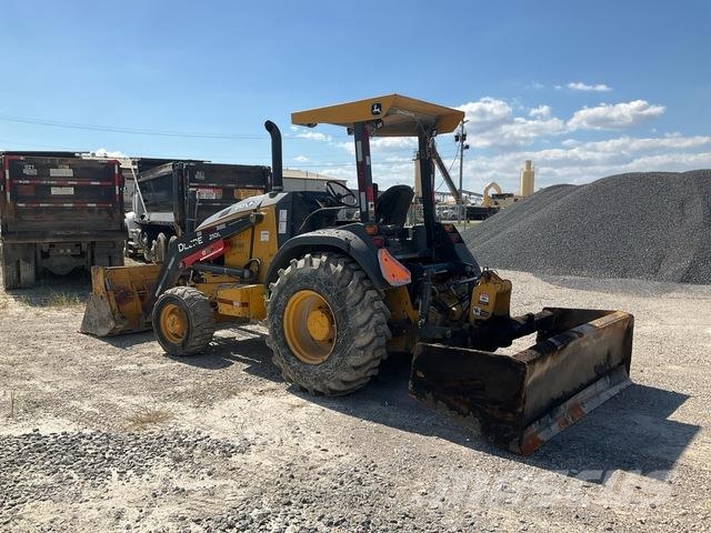 John Deere 210L Frontlastere og graveredskap
