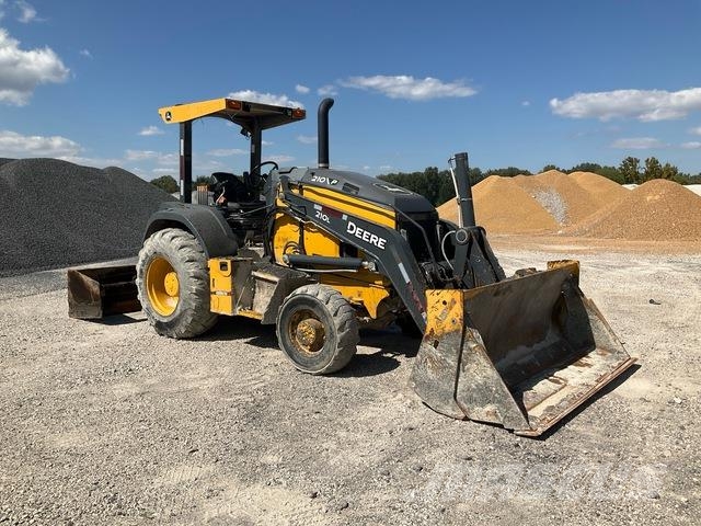 John Deere 210L Frontlastere og graveredskap