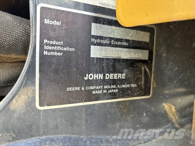 John Deere 26G Rupsgraafmachines