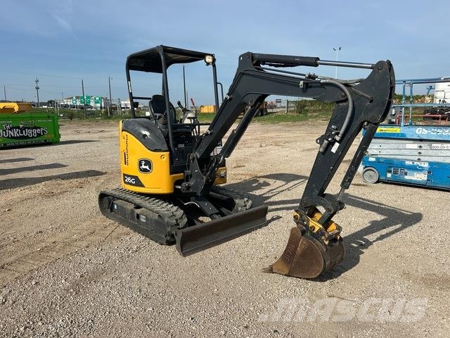 John Deere 26G Vikšriniai ekskavatoriai