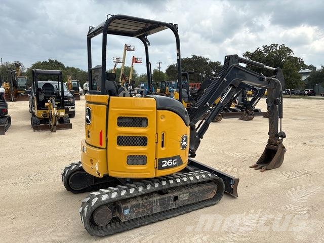 John Deere 26G Gravemaskiner på larvebånd