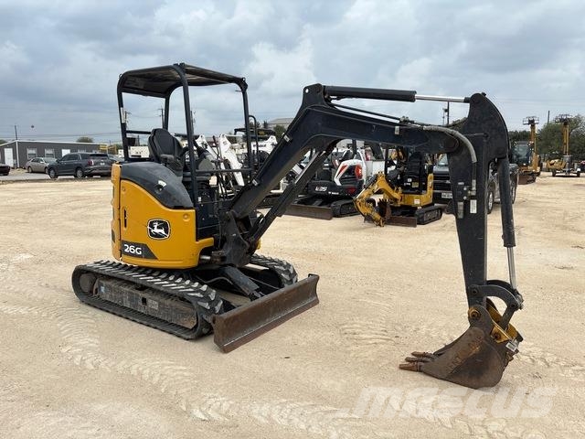 John Deere 26G Gravemaskiner på larvebånd