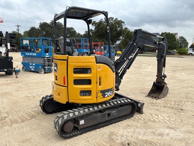 John Deere 26G Gravemaskiner på larvebånd