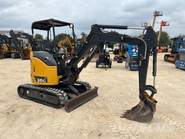 John Deere 26G Gravemaskiner på larvebånd