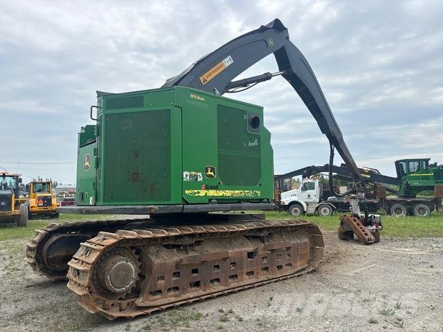 John Deere 853MH ウッドスプリッターとカッター
