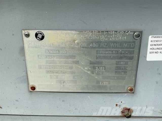 John R Hollingsworth A/M32A-86D Diesel Generators