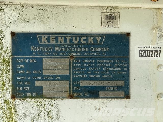  Kentucky 箱體拖車