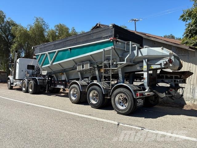 Kenworth T800B ماكينات الحصاة والخرسانة