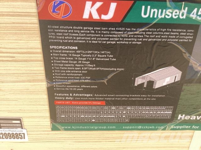 KJ K4525 Steel frame buildings