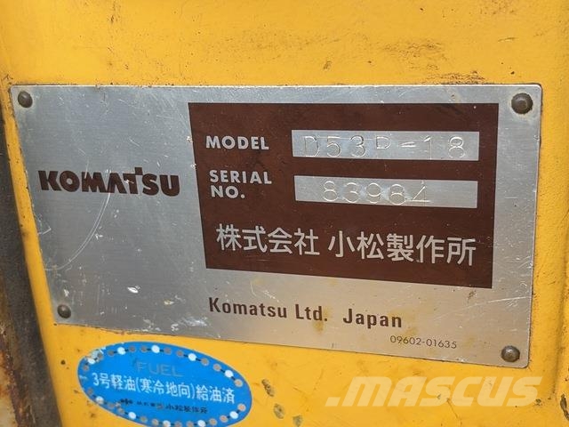 Komatsu D53P-18 Bouteurs sur chenilles