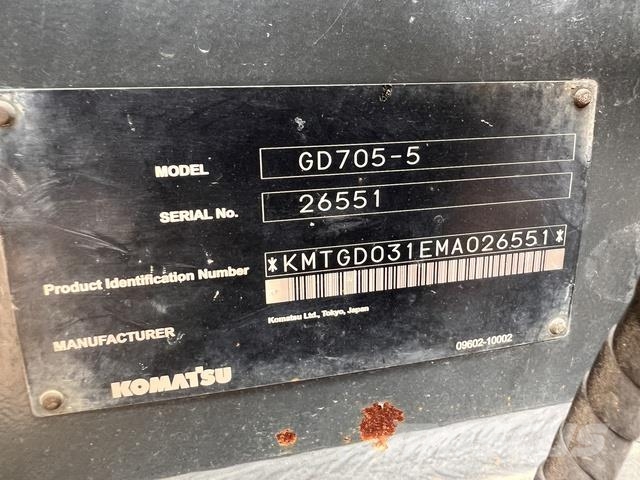 Komatsu GD705-5 Grejdery