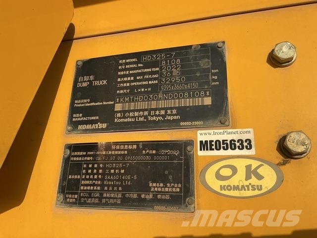 Komatsu HD325-7 Σπαστό Dump Truck ADT