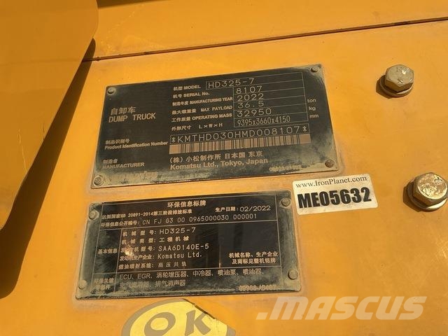Komatsu HD325-7 Karjeriniai savivarčiai