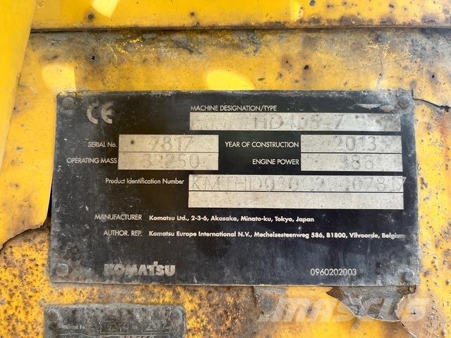 Komatsu HD405-7 Karjeriniai savivarčiai