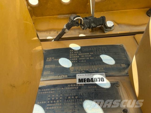 Komatsu HD465-7EO Dumper - Knickgelenk