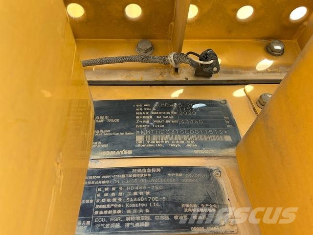 Komatsu HD465-7EO Artikulētie pašizgāzēji