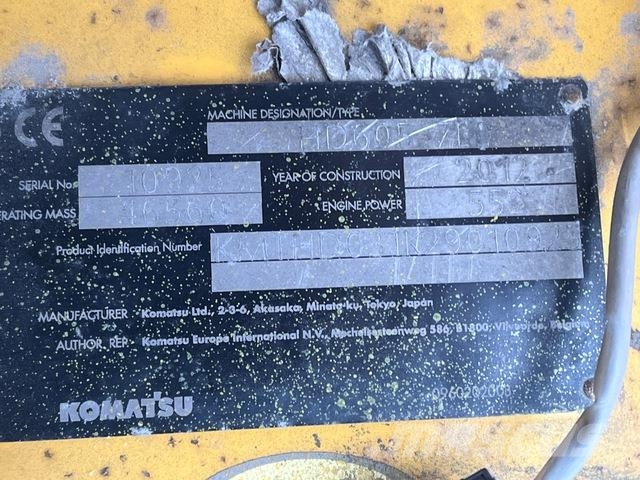 Komatsu HD605-7EO Зчленовані самоскиди