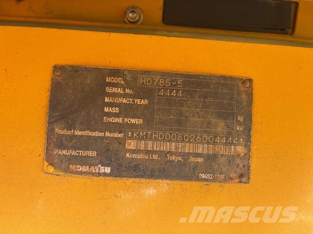 Komatsu HD785-5 Articulated Haulers