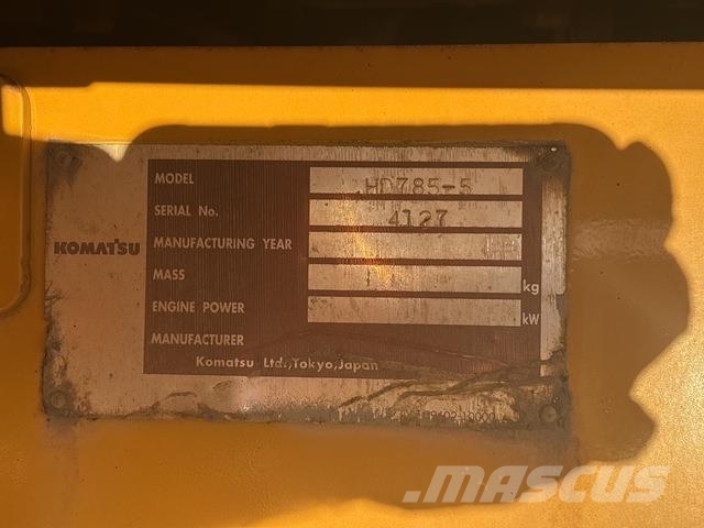 Komatsu HD785-5 Tankbiler