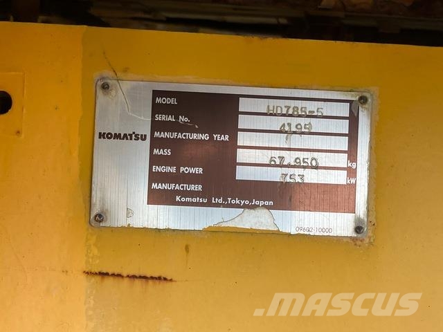Komatsu HD785-5 Terrængående lastbiler