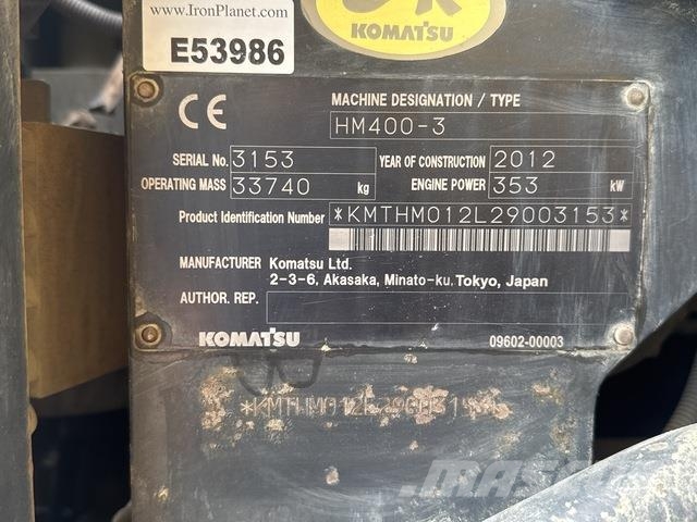 Komatsu HM400-3 ساحبات مفصلية