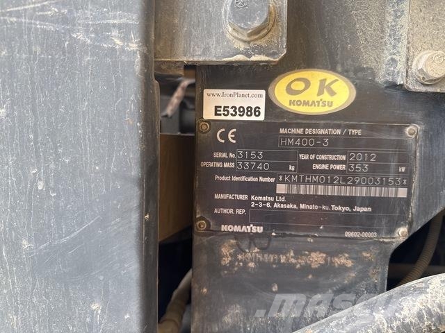 Komatsu HM400-3 ساحبات مفصلية