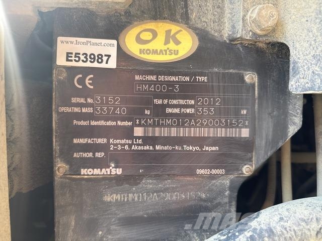 Komatsu HM400-3 ساحبات مفصلية