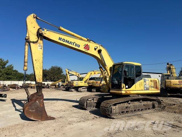Komatsu PC200LC-7L Kāpurķēžu ekskavatori