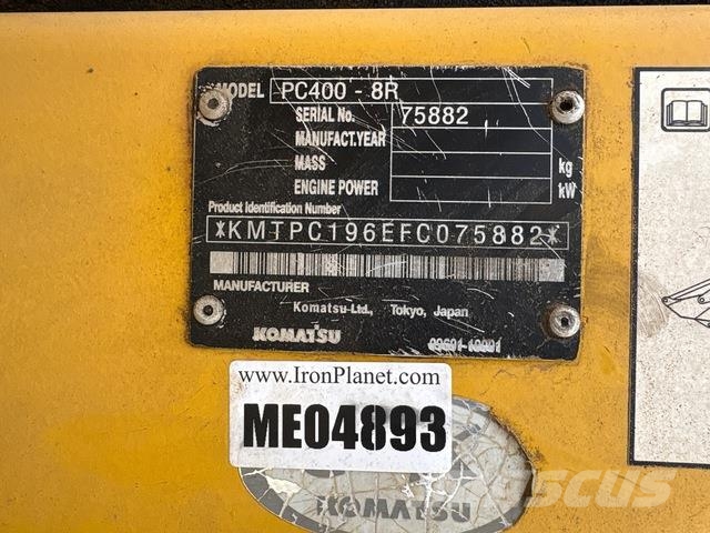 Komatsu PC400-8R Εκσκαφείς με ερπύστριες