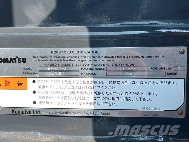 Komatsu WA30-6E0 Radlader