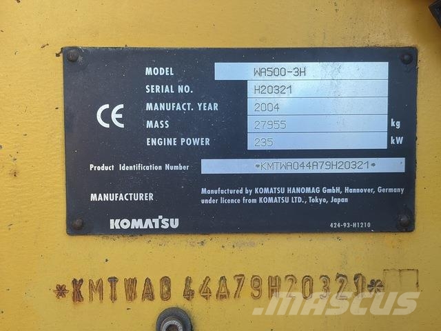 Komatsu WA500-3H Wheel loaders
