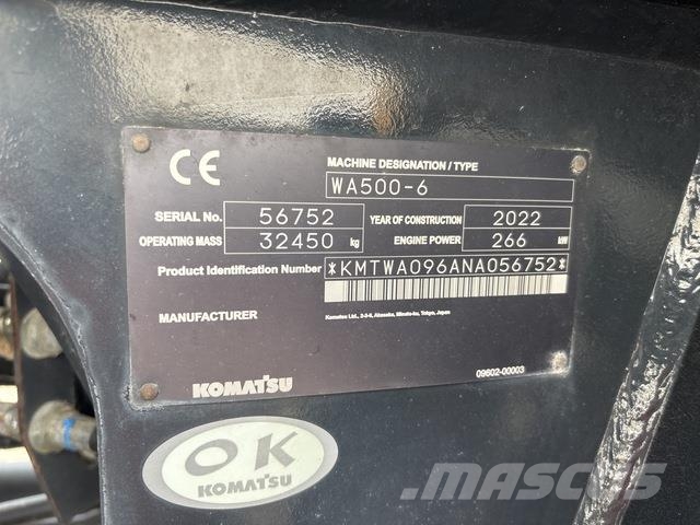 Komatsu WA500 6 Hjullastere