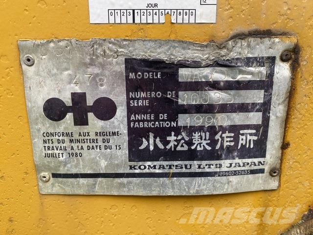 Komatsu WA700 Pás carregadoras de rodas