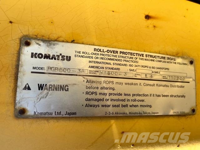 Komatsu WA800-3 Hjullastere