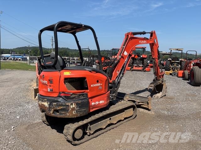 Kubota KX033-4R1A Pásové rýpadlá