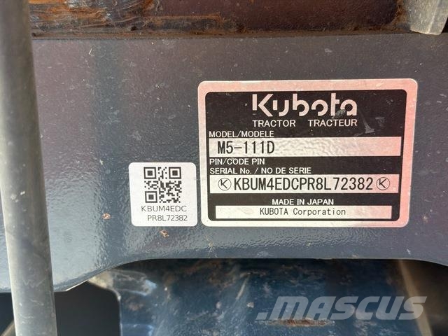 Kubota M5-111HDC12-1 Traktörler