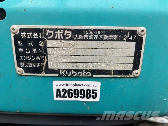 Kubota U25-3A 소형 굴삭기 7톤 미만