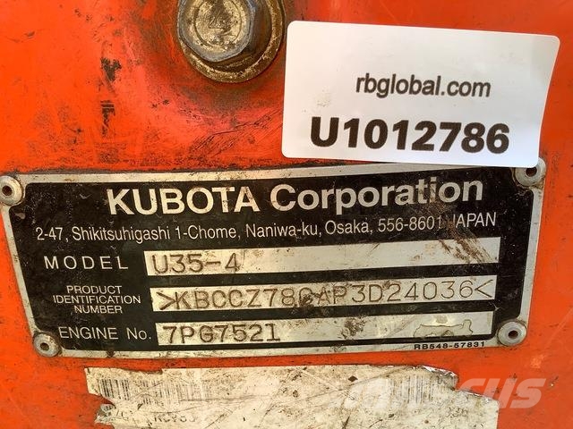 Kubota U35-4R1A Bagri goseničarji