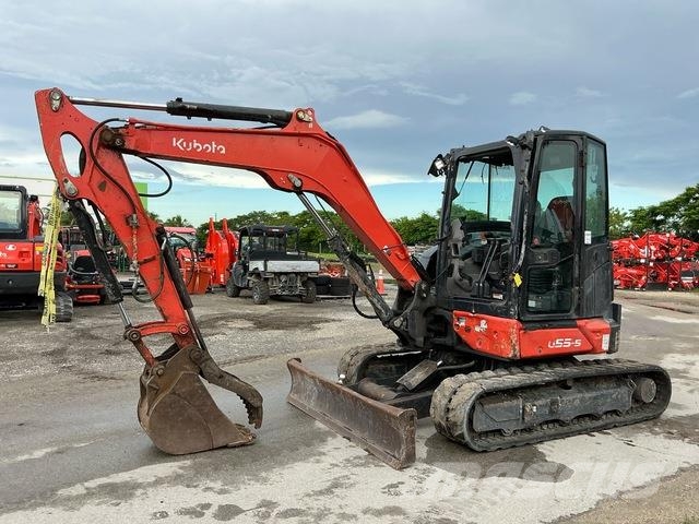 Kubota U55-5R3 Roomikekskavaatorid
