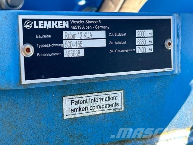 Lemken Rubin 12/500 Sonstige Bodenbearbeitung